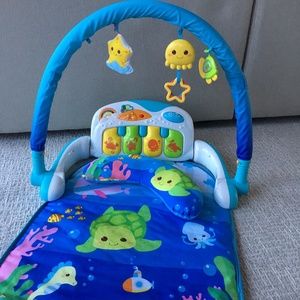 win fun magic lights - interactive baby mat
